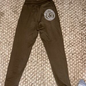 Men’s brown versace sweatpants size small authentic